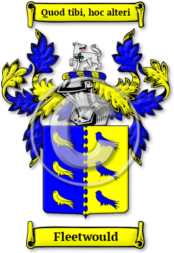 Fleetwould Family Crest Download (JPG) Legacy Series - 600 DPI