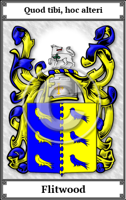 Flitwood Family Crest Download (JPG)  Book Plated - 150 DPI