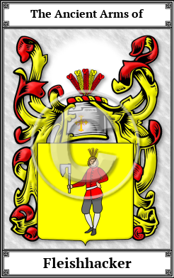 Fleishhacker Family Crest Download (JPG)  Book Plated - 150 DPI