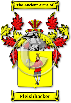 Fleishhacker Family Crest Download (jpg) Legacy Series - 150 DPI