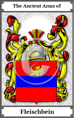 Fleischbein Family Crest Download (JPG)  Book Plated - 150 DPI