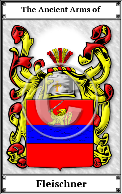 Fleischner Family Crest Download (JPG)  Book Plated - 150 DPI