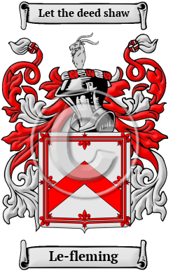 Le-fleming Family Crest Download (JPG) Heritage Series - 300 DPI
