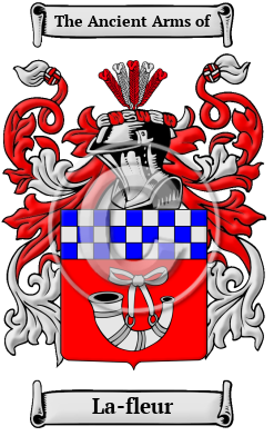 La-fleur Family Crest Download (JPG) Heritage Series - 300 DPI
