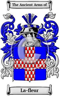 La-fleur Family Crest Download (JPG) Heritage Series - 300 DPI