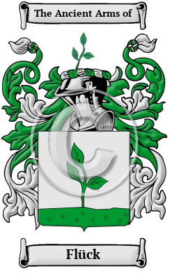Flück Family Crest Download (JPG) Heritage Series - 300 DPI