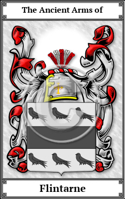 Flintarne Family Crest Download (JPG)  Book Plated - 150 DPI