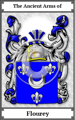 Flourey Family Crest Download (JPG)  Book Plated - 150 DPI