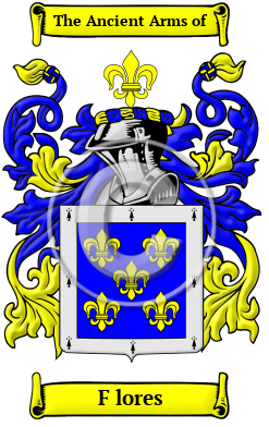 F lores Family Crest/Coat of Arms
