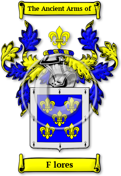 F lores Family Crest Download (jpg) Legacy Series - 150 DPI