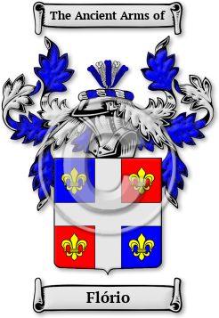 Flório Family Crest Download (jpg) Legacy Series - 150 DPI