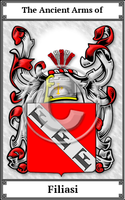 Filiasi Family Crest Download (JPG)  Book Plated - 150 DPI