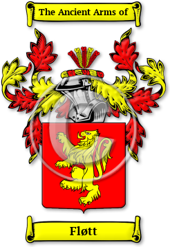 Fløtt Family Crest Download (jpg) Legacy Series - 150 DPI