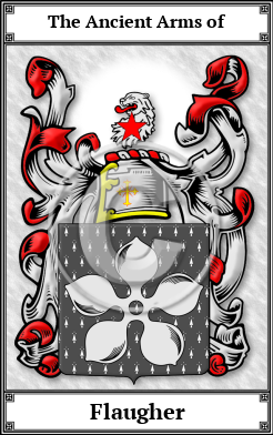 Flaugher Family Crest Download (JPG)  Book Plated - 150 DPI