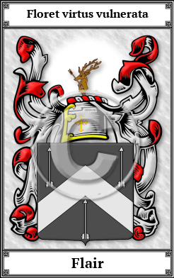 Flair Family Crest Download (JPG)  Book Plated - 150 DPI