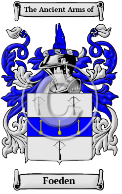 Foeden Family Crest Download (JPG) Heritage Series - 600 DPI