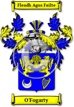 O'Fogarty Family Crest Download (JPG) Legacy Series - 600 DPI