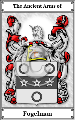 Fogelman Family Crest Download (JPG) Book Plated - 600 DPI