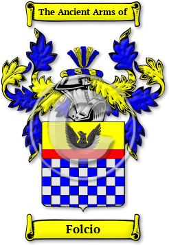 Folcio Family Crest Download (JPG) Legacy Series - 600 DPI