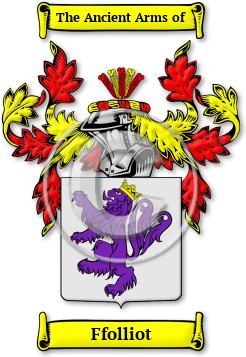 Ffolliot Family Crest Download (jpg) Legacy Series - 150 DPI