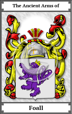 Foall Family Crest Download (JPG)  Book Plated - 150 DPI