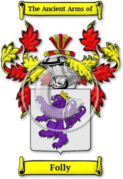 Folly Family Crest Download (jpg) Legacy Series - 150 DPI
