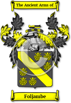 Foljambe Family Crest Download (JPG) Legacy Series - 300 DPI