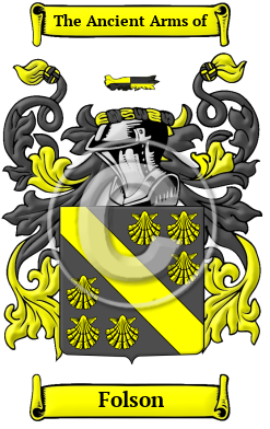 Folson Family Crest/Coat of Arms