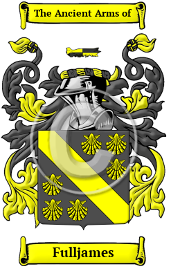 Fulljames Family Crest Download (jpg) Heritage Series - 150 DPI