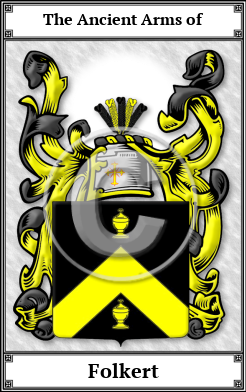 Folkert Family Crest Download (JPG)  Book Plated - 150 DPI