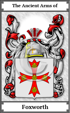 Foxworth Family Crest Download (JPG)  Book Plated - 150 DPI