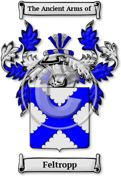 Feltropp Family Crest Download (jpg) Legacy Series - 150 DPI