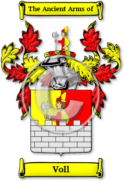 Voll Family Crest Download (jpg) Legacy Series - 150 DPI