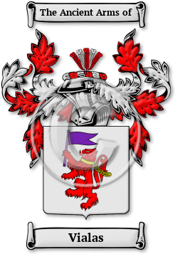 Vialas Family Crest Download (jpg) Legacy Series - 150 DPI