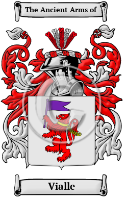 Vialle Family Crest Download (JPG) Heritage Series - 600 DPI