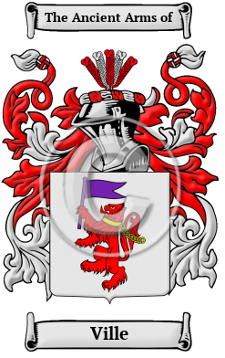 Ville Family Crest Download (JPG) Heritage Series - 600 DPI