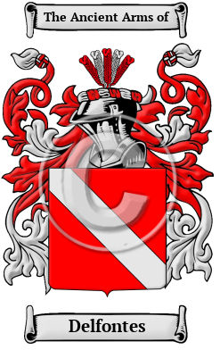 Delfontes Family Crest/Coat of Arms