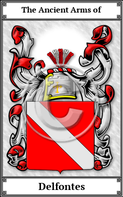 Delfontes Family Crest Download (JPG)  Book Plated - 150 DPI