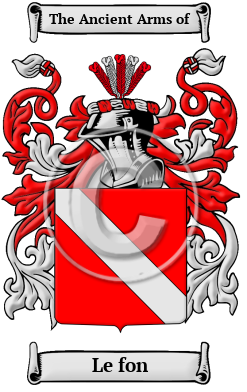 Le fon Family Crest Download (JPG) Heritage Series - 300 DPI