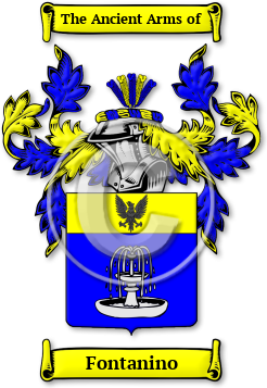 Fontanino Family Crest Download (jpg) Legacy Series - 150 DPI