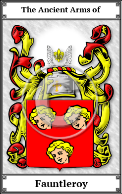 Fauntleroy Family Crest Download (JPG)  Book Plated - 150 DPI