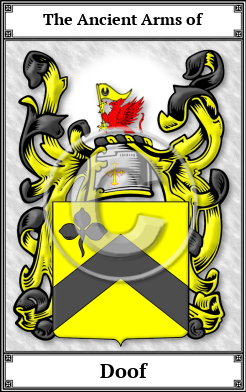 Doof Family Crest Download (JPG)  Book Plated - 150 DPI