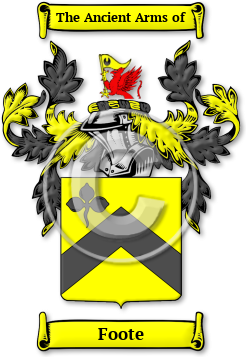 Foote Family Crest Download (jpg) Legacy Series - 150 DPI