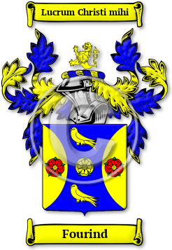 Fourind Family Crest Download (jpg) Legacy Series - 150 DPI