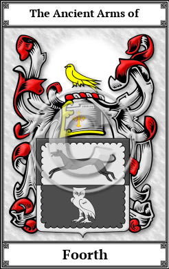 Foorth Family Crest Download (JPG)  Book Plated - 150 DPI