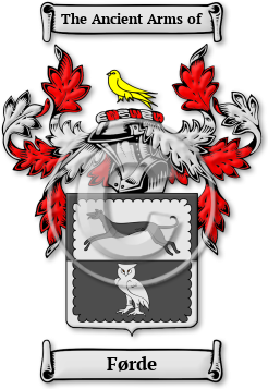 Førde Family Crest Download (jpg) Legacy Series - 150 DPI