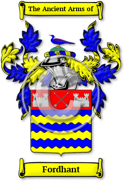 Fordhant Family Crest Download (jpg) Legacy Series - 150 DPI