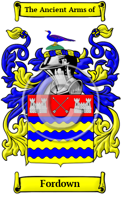 Fordown Family Crest/Coat of Arms