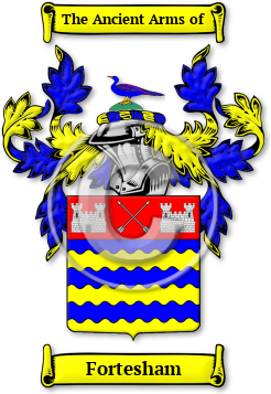 Fortesham Family Crest Download (jpg) Legacy Series - 150 DPI