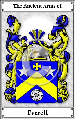 Farrell Family Crest Download (JPG) Book Plated - 300 DPI